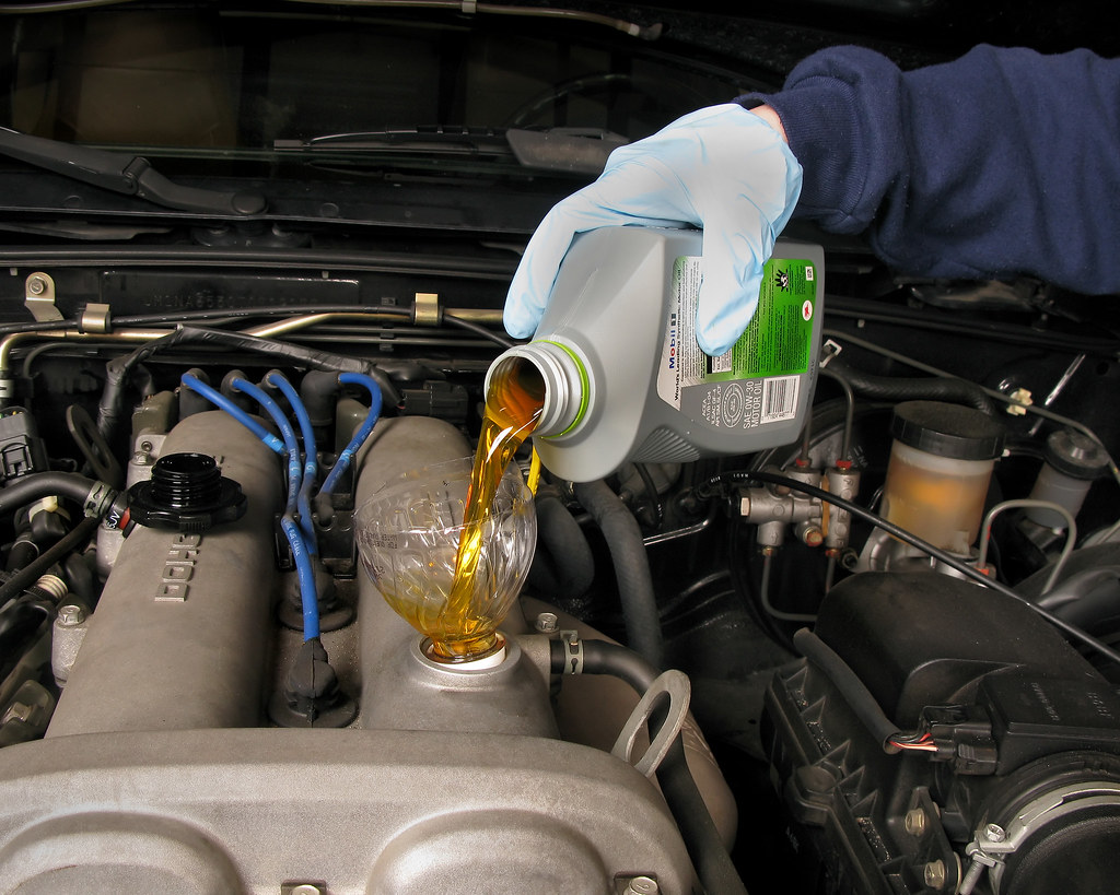 this image shows truck oil change in Mesa, Arizona